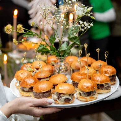 Beef Brioche Sliders - Preserve Indulgence Event Design & Boutique Catering 