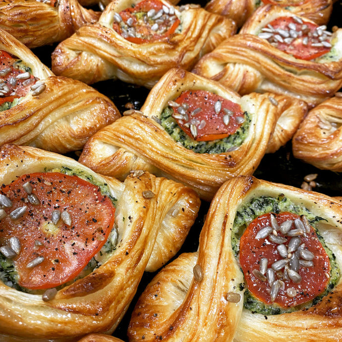 Spinach and Feta Danishes