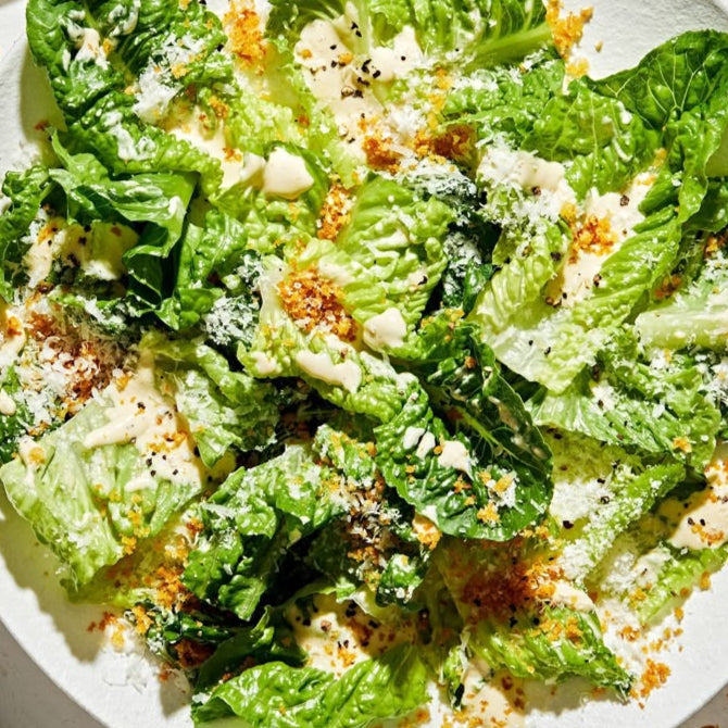 Garlic Caesar Salad