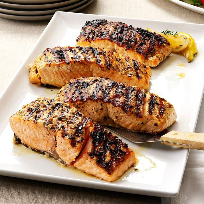 Torched Baked Salmon