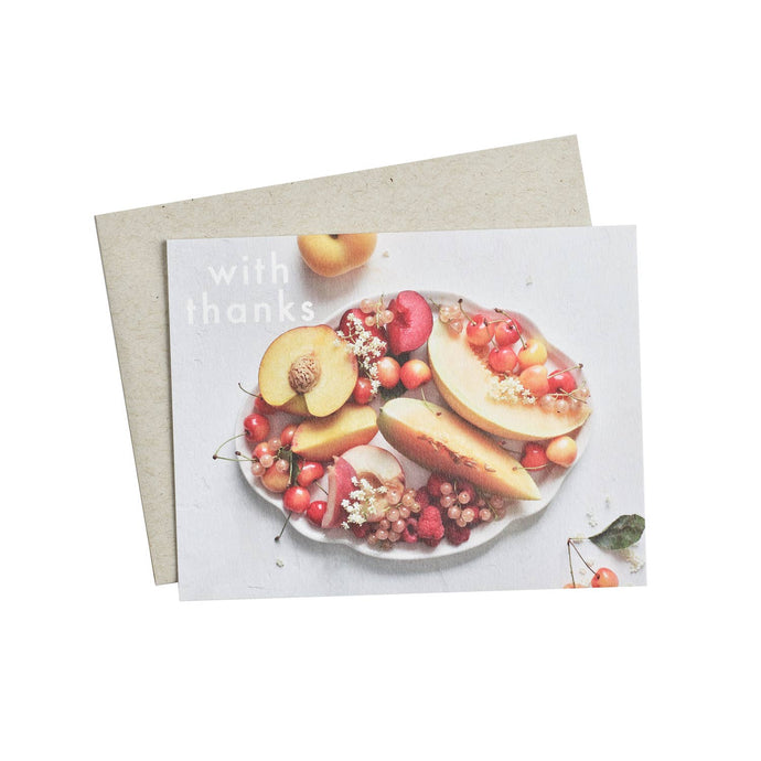 Fruitful Thanks Card - Preserve Indulgence Event Design & Boutique Catering 